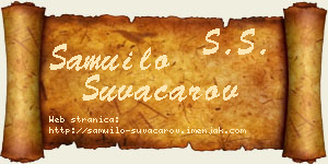 Samuilo Suvačarov vizit kartica